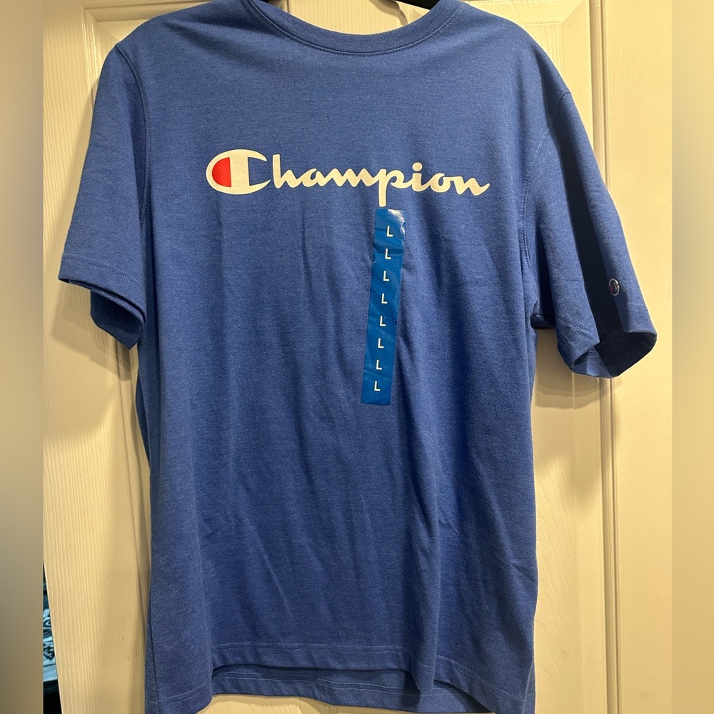 New with tags mens blue champion tee
